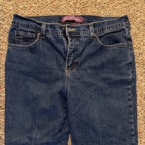 Gloria Vanderbilt Dark Blue Straight Leg Jeans